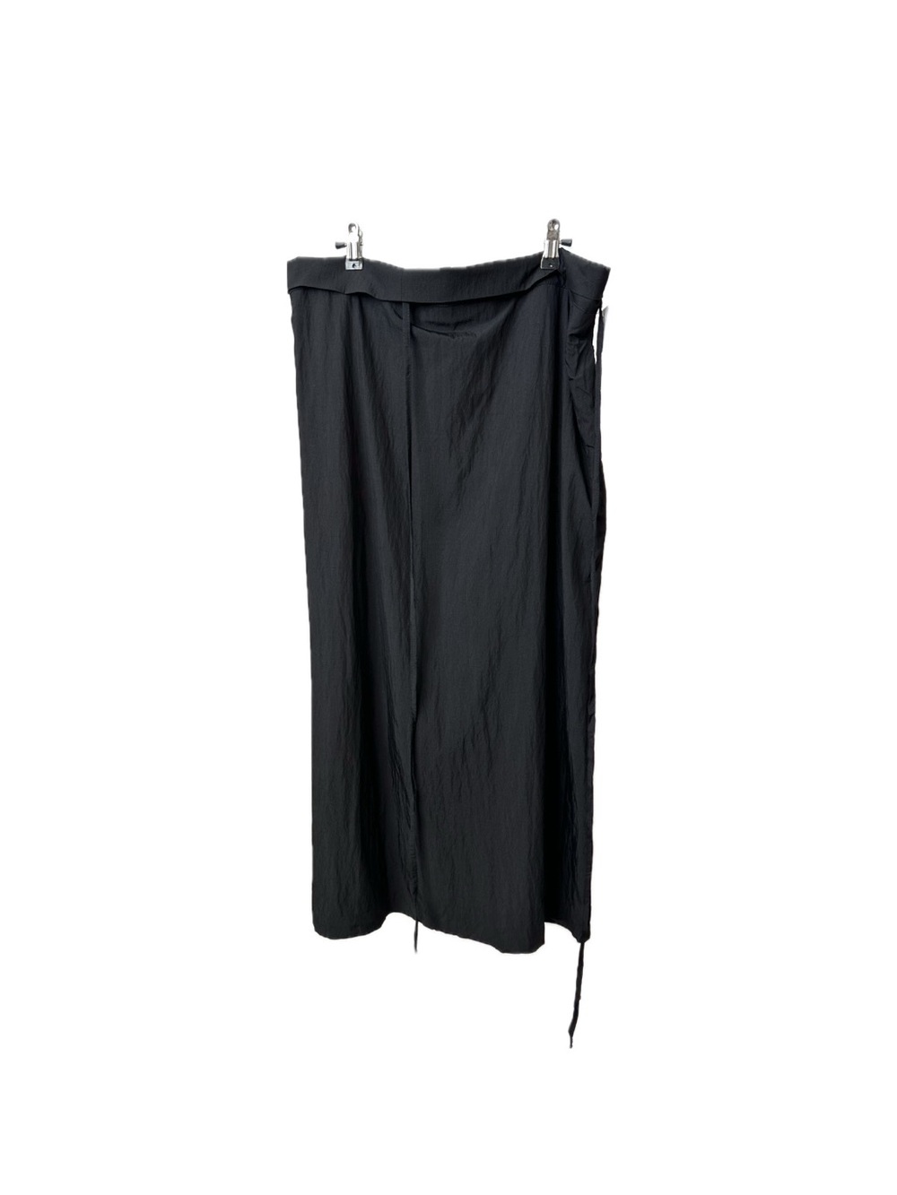 Y2K Black Long Skirt with Ties Made In Korea Size M